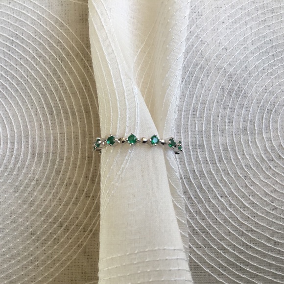 925 Sterling Silver Eternity CZ Ring - Picture 4 of 6